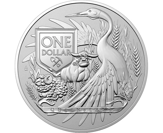 1 dolar Cerbul Elisabeta a II-a argint de 999/1000 311 g Australia 2023