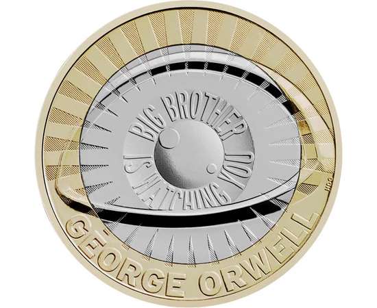 2 lire, Reprezentarea ochiului, cupru, nichel, 12 g, Marea Britanie, 2025