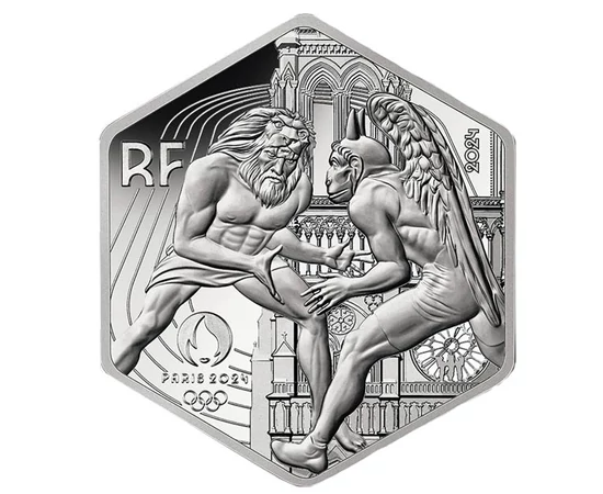 FRA/ 10 euro,Olimpiada 2024, Ag, 2024, Franţa