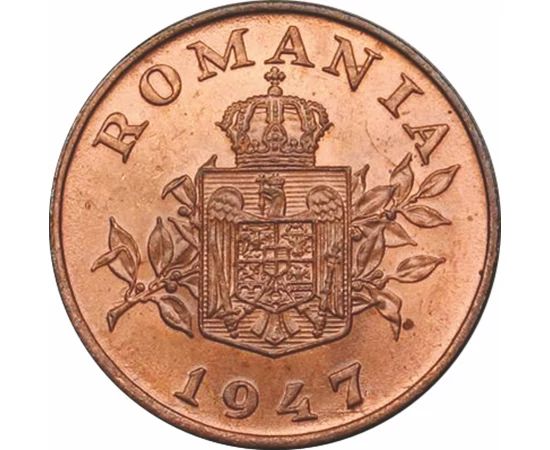  2 lei Regele Mihai I 1947 România