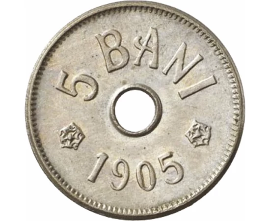  5 bani, Carol I, 1905-1906, România