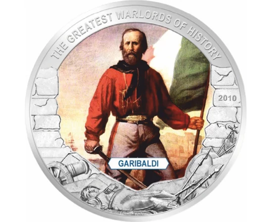  5 dolari, Garibaldi, Liberia, 2010, Liberia