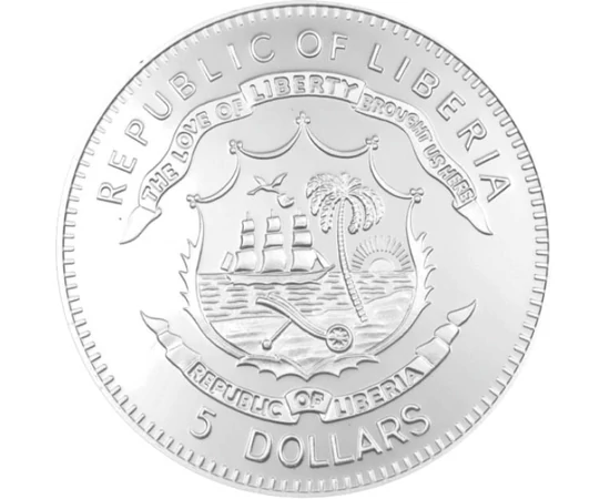  5 dolari Suleiman Paşa 2010 Liberia