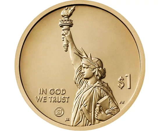 1 dolar Statuia Libertăţii  cupru nichel 81 g SUA 2025