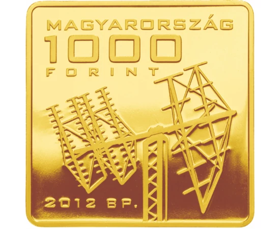 1000 forinţi Vedere a Europei din spaţiu MaSat-1 cupru nichel 14 g Ungaria 2012