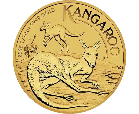 15 dolari, Cangurul, , aur de 999,9/1000, 3,11 g, Australia, 2025