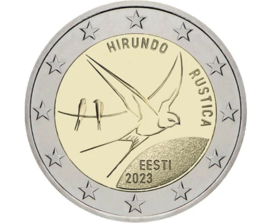 EST/ 2 euro, Rândunica, 2023, Estonia