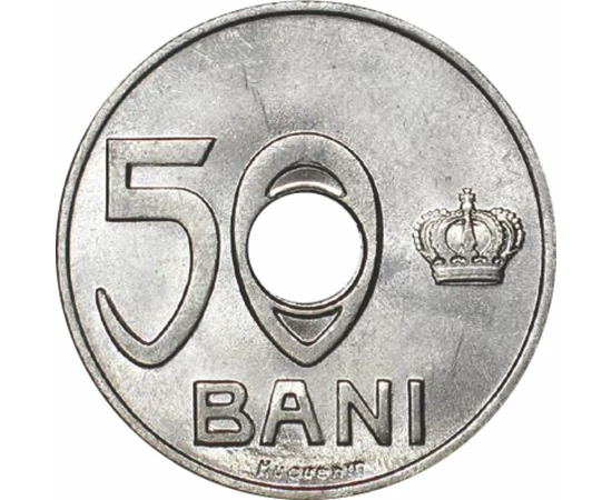  50 bani, Regele Ferdinand, 1921, România