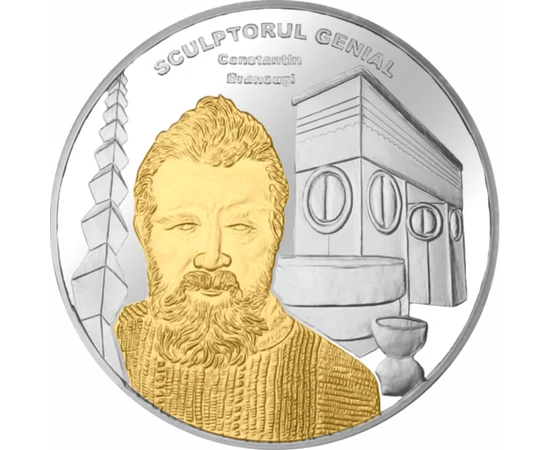  Constantin Brâncuşi pl. cu aur, România