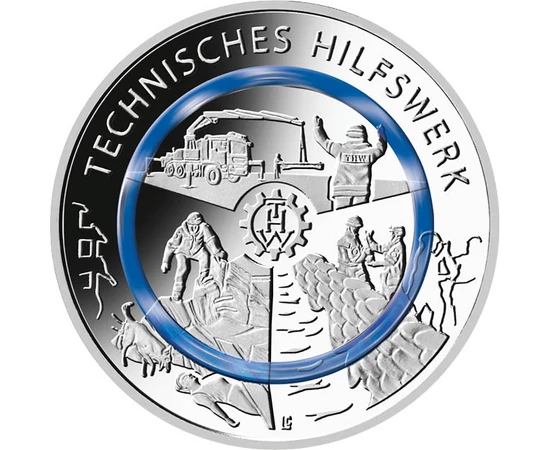 10 euro, Organizaţia Germană de Asistenţă Tehnică, cupru, nichel, 9,8 g, Germania, 2025
