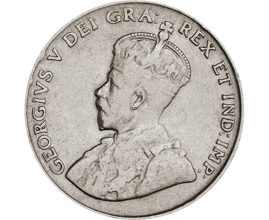 5 cenţi, George al V-lea, nichel, 4,54 g, Canada, 1922-1936