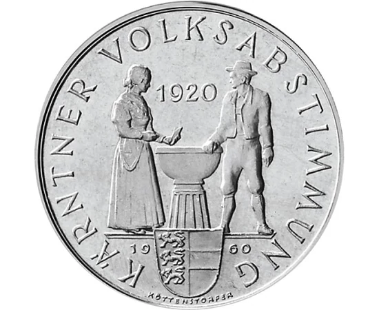  25 şilingi, Referendumul din Carintia, Austria