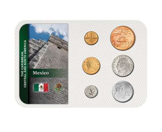 1, 5, 10, 20, 50 centavo, 1 peso, ,  , 0, Mexic, 1950-1987