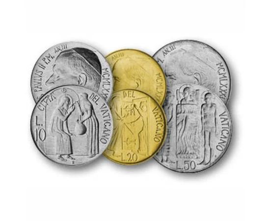 10 20 50 100 200 lire    0 Vatican 1981