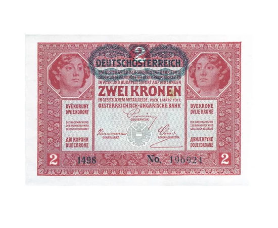 2 coroane, ,  , 0, Austria, 1919