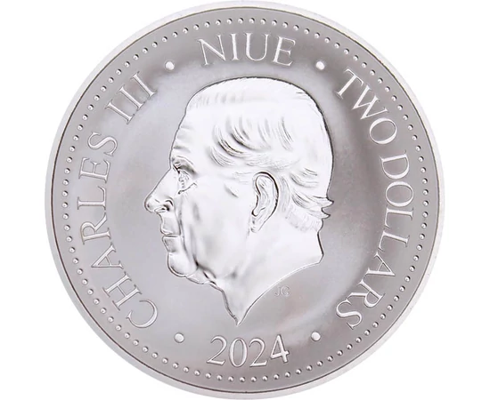 2 dolari VAN TANÚSÍTVÁNY argint de 999/1000 311 g Niue 2024