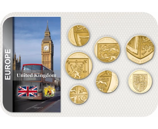 1 2 5 10 20 50 pence 1 liră    0 Marea Britanie 2008-2014