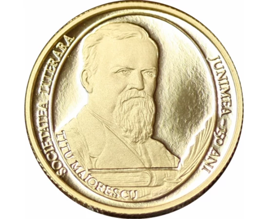 100 lei, Junimea, aur, 2013, România