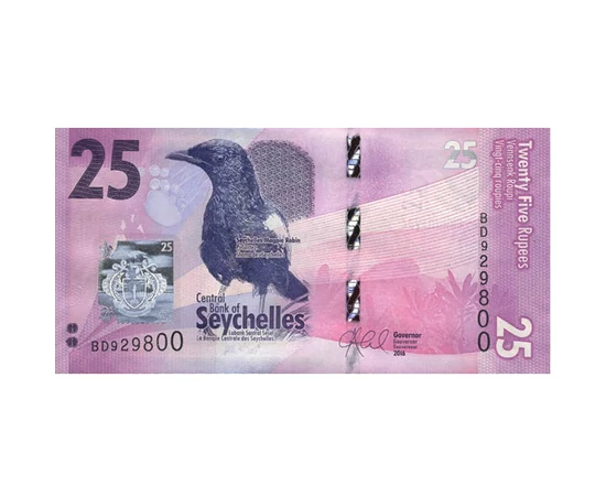 25 rupii    0 Seychelles 2016