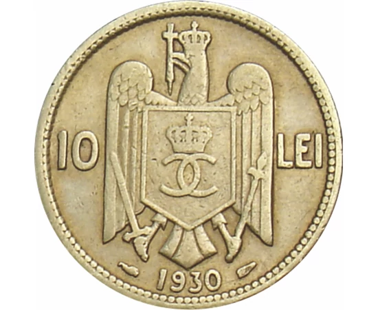  10 lei, Carol II, 1930, România