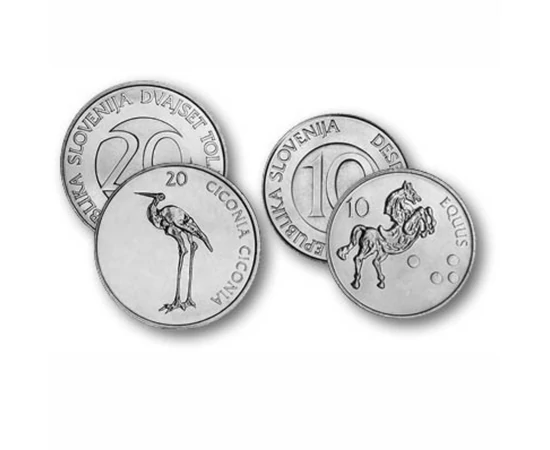 10, 20, 50 tolari, ,  , 0, Slovenia, 2002-2006