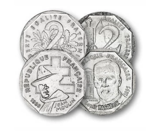 4 x 2 franci    0 Franţa 1993-1998