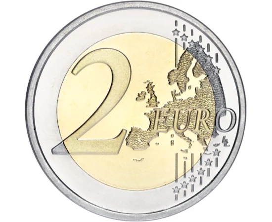 2 euro Harta UE  cupru nichel 85 g Slovacia 2015