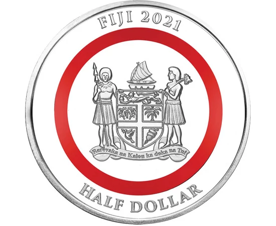 FJ/ 1/2 dolar Moş Crăciun 2021 Insulele Fiji