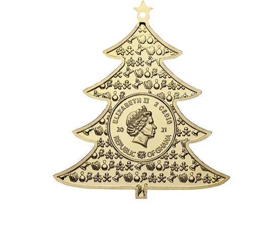 GHA/ 2 cedi Brad de Crăciun 2021 Ghana