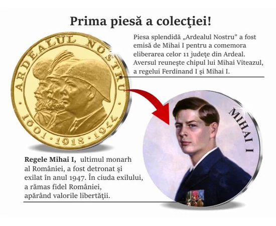 Valori istorice româneşti, colecţie - Domnitori, regi şi monedele lor valoroase