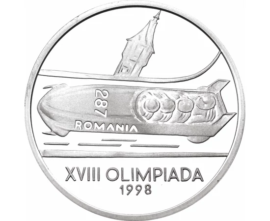  100 lei, Olimpiadă, Bob, Ag., 1998, România
