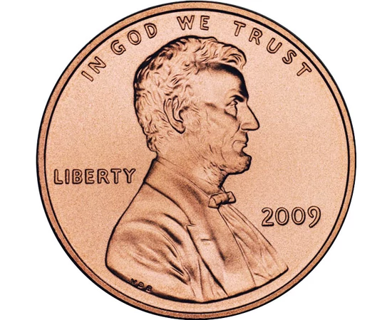  1 cent, Abraham Lincoln, 2009, SUA