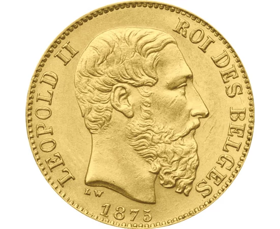  20 franci, Leopold II, 1866-1882, Belgia