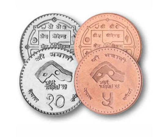 1 2 5 10 rupii    0 Nepal 1997