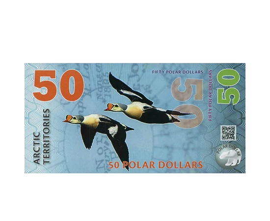 50 dolari polari    0 Teritoriile arctice 2017
