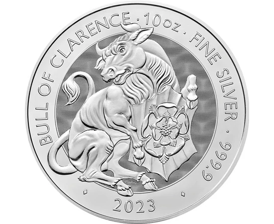 GB/ 10 lire, Taurul Clarence,10uAg,2023, Marea Britanie
