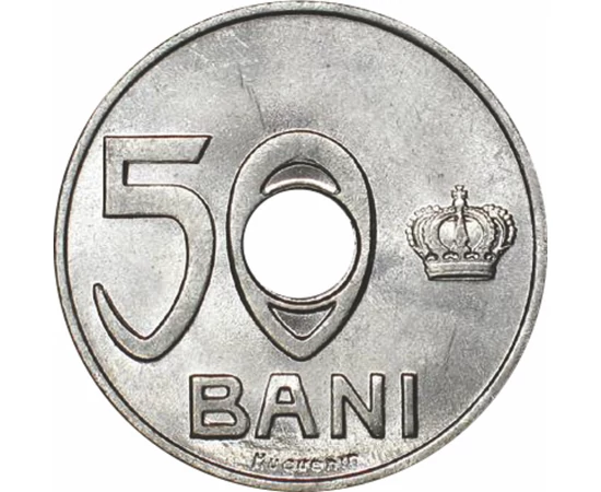  50 bani, Regele Ferdinand, 1921, România