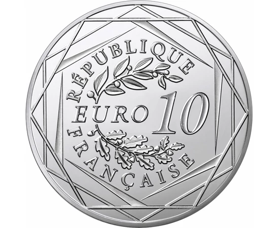 10 euro Coroană de stejar cu laurival.nom. argint de 333/1000 13 g Franţa 2026
