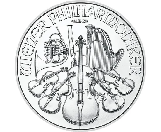 1,5 euro, Filarmonicii din Viena,instrum. muzicale, argint de 999/1000, 31,1 g, Austria, 2026