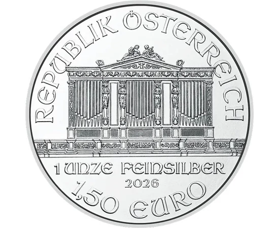15 euro Fineţe  orgă argint de 999/1000 311 g Austria 2026