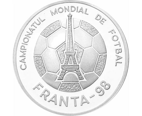  100 lei, CM Fotbal, Franţa, Ag, 1998, România