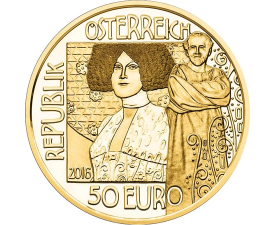  50 euro Gustav Klimt: SărutAu 2016 Austria