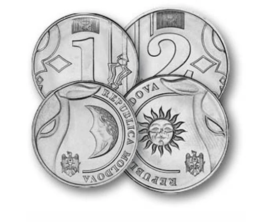 1 2 5 10 lei  0 Moldova 2018