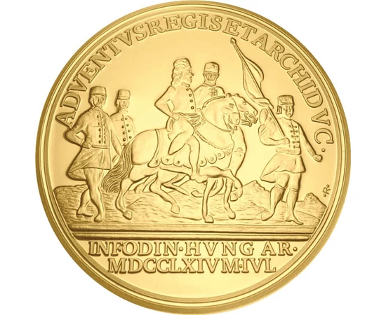 MAO/ Iosif al II-lea 5 ducați 1764 replică piesa originală: 1764