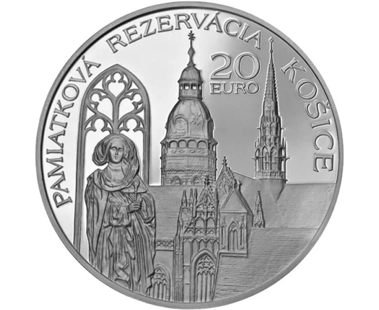  20 euro Caşovia Ag proof 2013 Slovacia