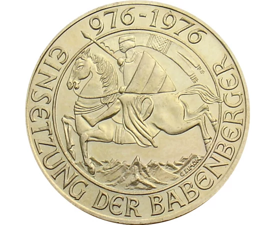  1000 şilingi Babenberger aur 1976 Austria