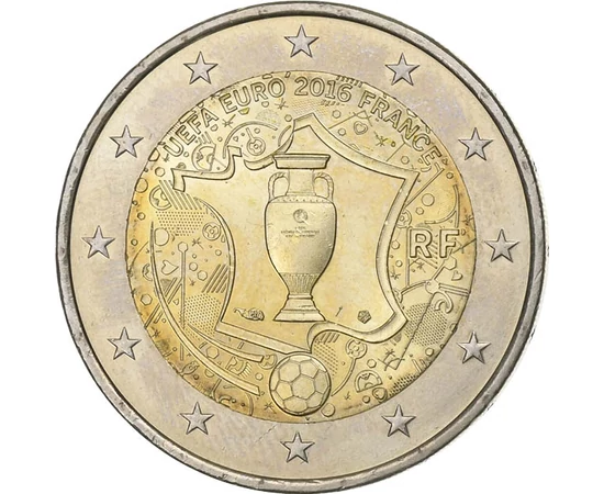  2 euro, Cupa UEFA, 2016, Franţa