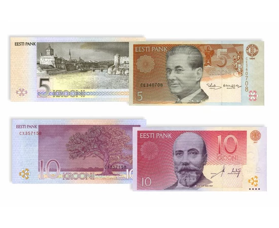1 2 5 10 coroane    0 Estonia 1992-2007