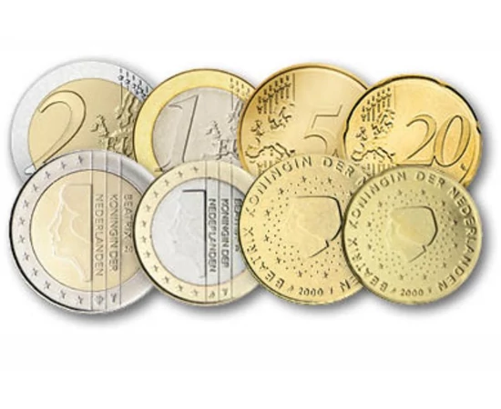 1 2 5 10 20 50 cenţi 1 2 euro    0 Olanda 2000