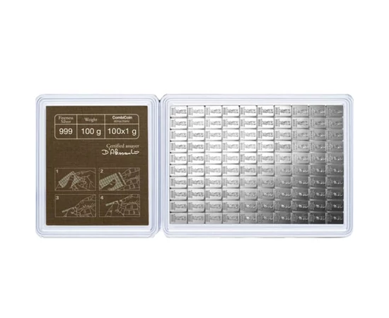 100 x 10 cenţi Elisabeta a II-a  argint de 999/1000 100 g Insulele Cook 2012